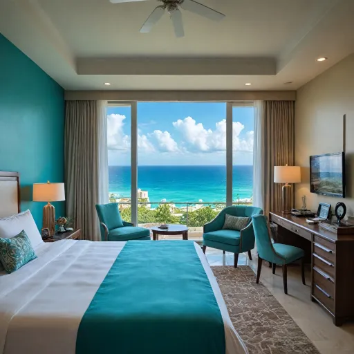 Experience the elegance of a Cancun luxury hotel with ocean view for your next stay