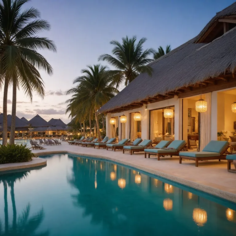 Elegant all inclusive resorts with swim out rooms in Cancun riviera