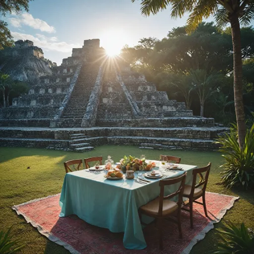 Elegant ways to experience mayan ruins close to cancun in style