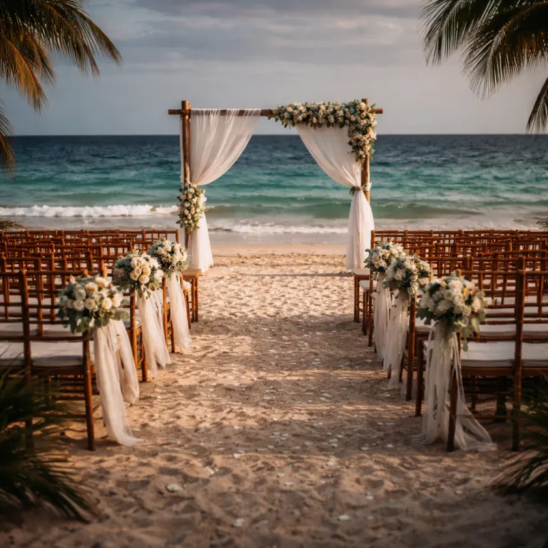 How to plan an elegant Dreams Playa Mujeres wedding by the Caribbean sea